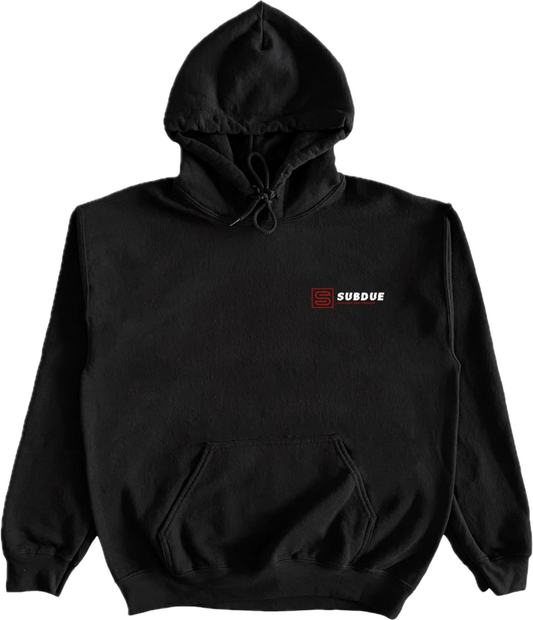 Everyday Wears Subdue Pocket Logo Hoodie - Midnight Black