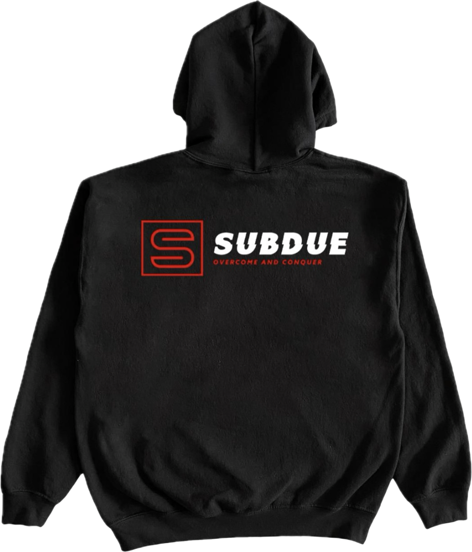 Everyday Wears Subdue Pocket Logo Hoodie - Midnight Black