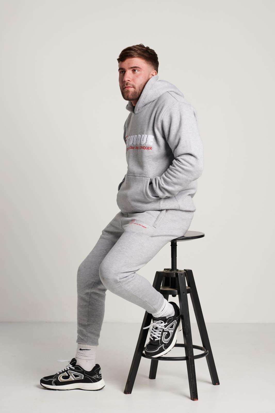 Subdue Sports Grey Full Tracksuit