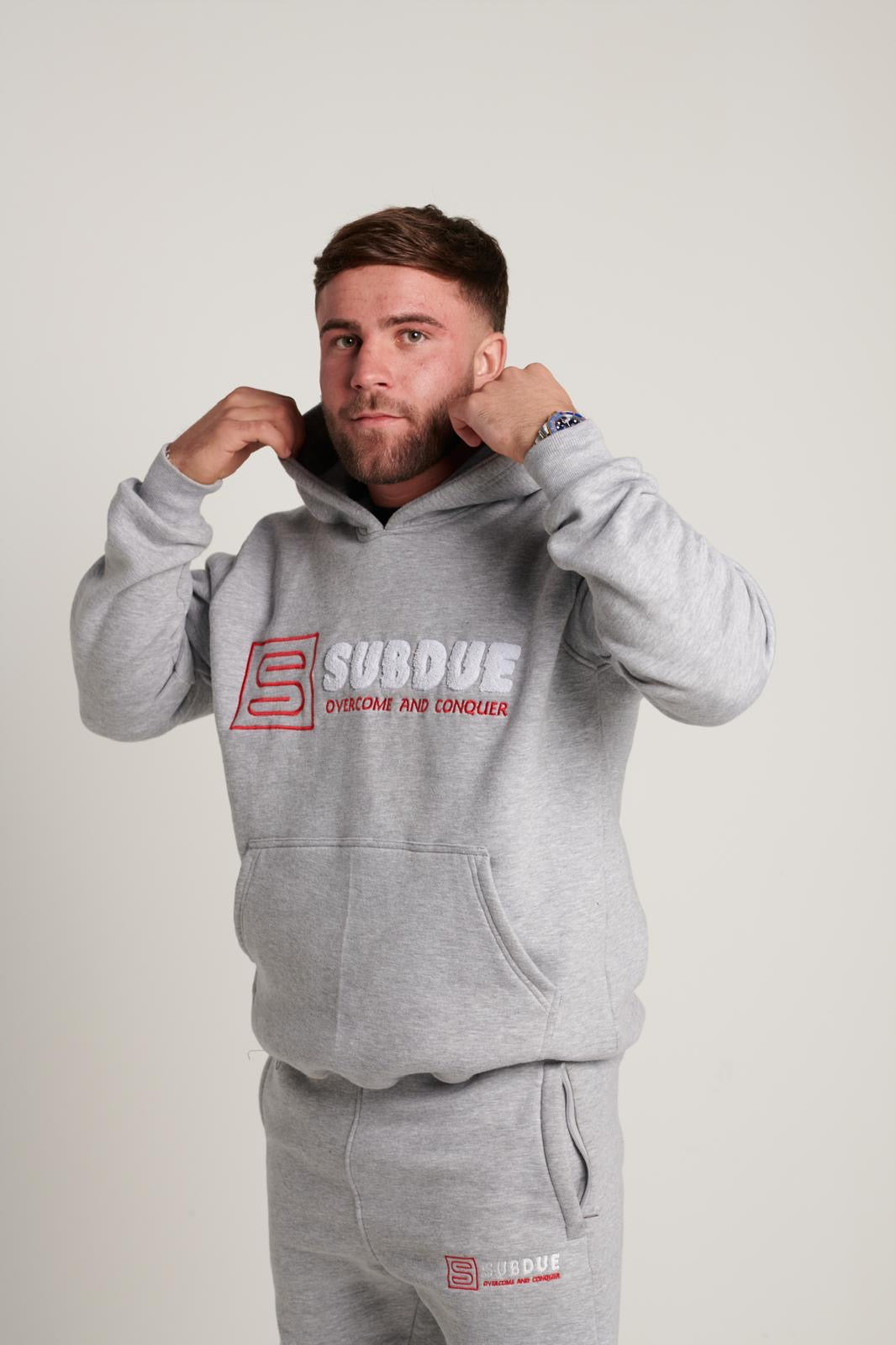 Subdue Sports Grey Full Tracksuit